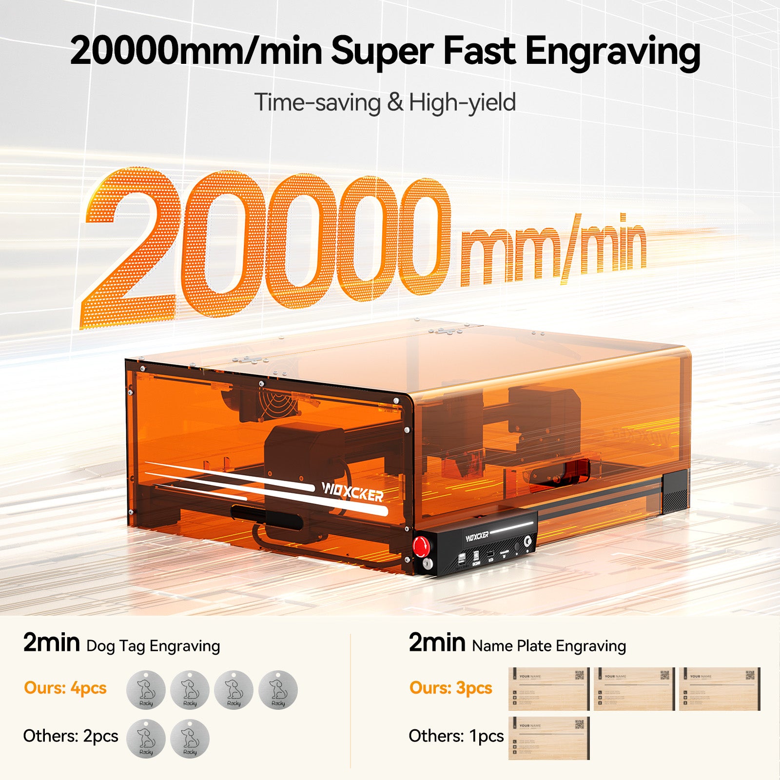 Woxcker L2MAX 5W &amp; 10W Laser Engraver