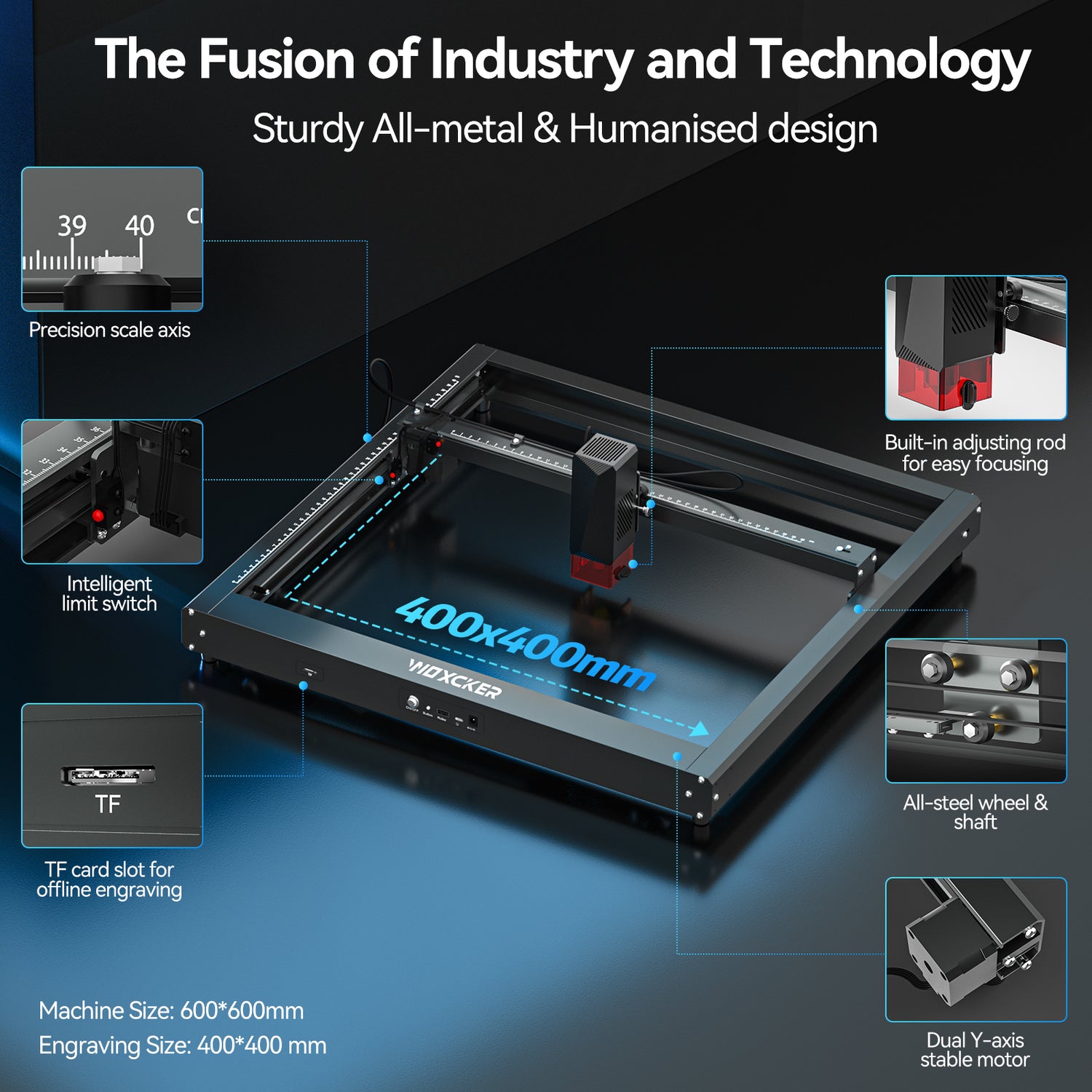 Woxcker JL7 10W Laser Engraver