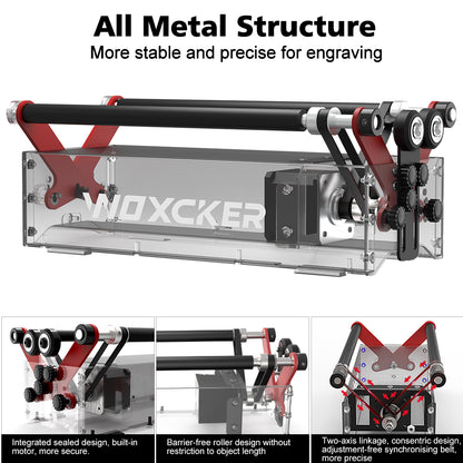 Woxcker AROT5 Rotationswalze für Lasergravurmaschine