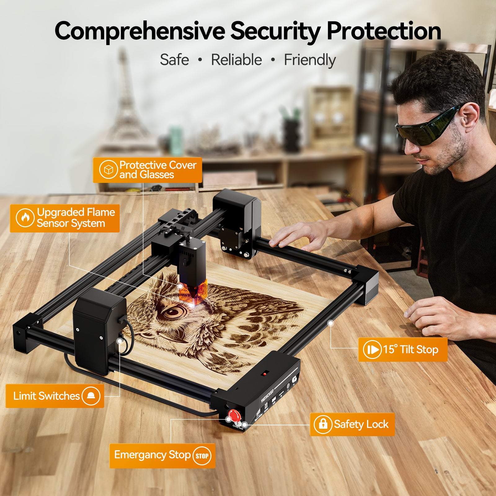 Woxcker L2 5W Laser Engraver